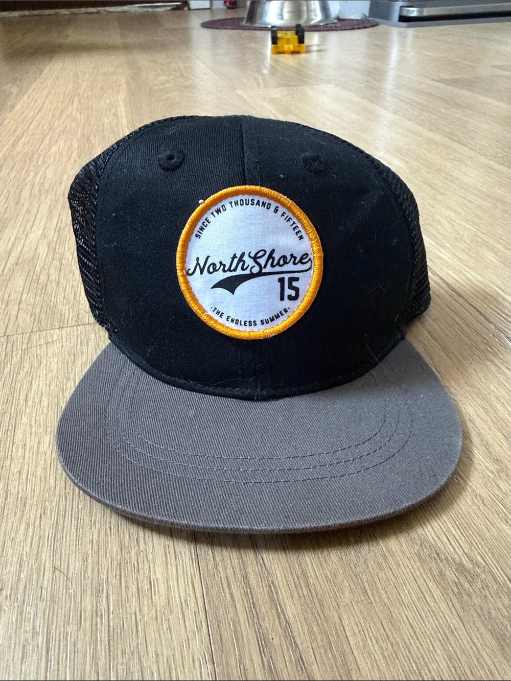 Binky Bro NorthShore 15 Two-Tone Trucker Hat - Black & Gray Infant